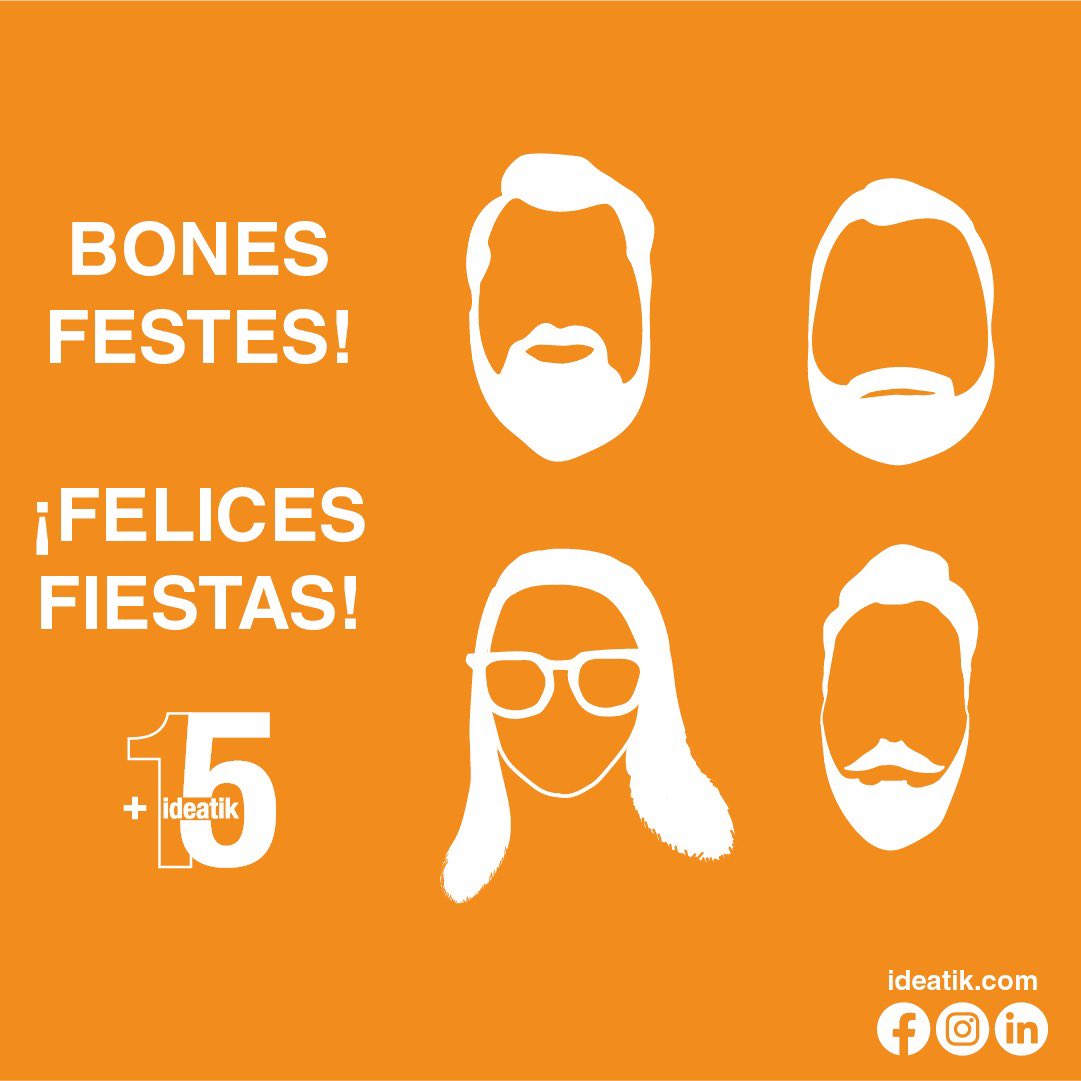 ideatik's tweet photo. Desde @ideatik os deseamos unas fiestas navideñas felices y que sea precisamente la felicidad la que impere en 2023. https://t.co/6H9J1bVOD1