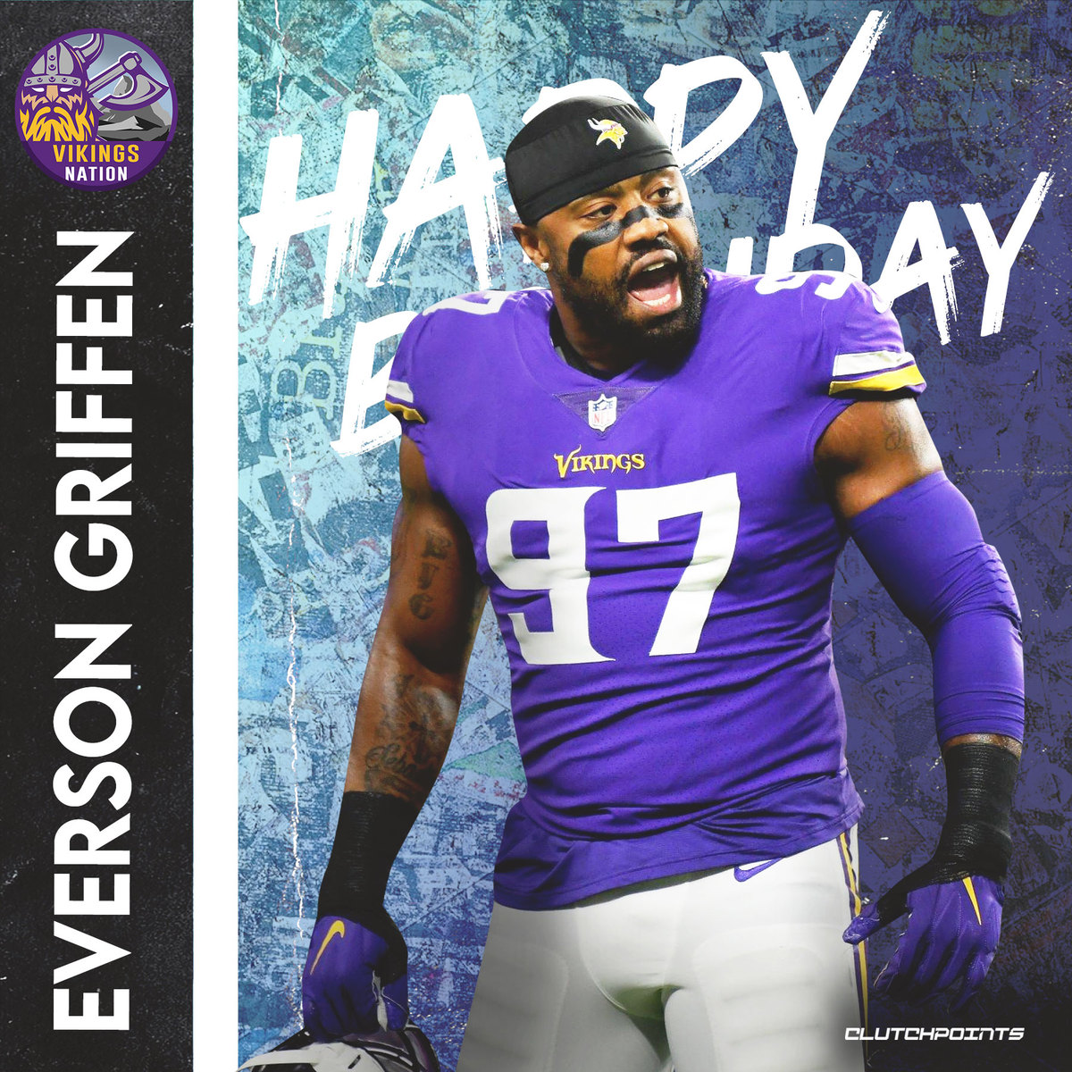 Vikings Nation, join us in wishing a 4x Pro-Bowler, Everson Griffen, a happy 35th birthday 