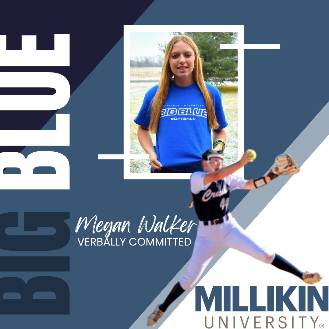 Super excited to announce my verbal commitment to Millikin University to continue my academic and athletic career!! I want to thank <a href="/ktenboer/">Katie Tenboer</a> and <a href="/whitney_sowers/">Whitney Sowers</a> for giving me the opportunity to play at the next level and my family and coaches for helping along the way!