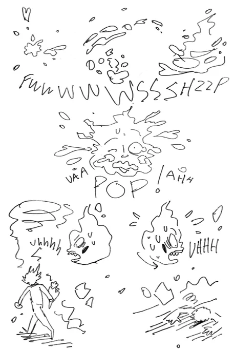 was hoping the #mp100 #モブサイコ100 finale would fill in the missing scene of reigen and dimple's reunion but alas! so i did it my damn self 