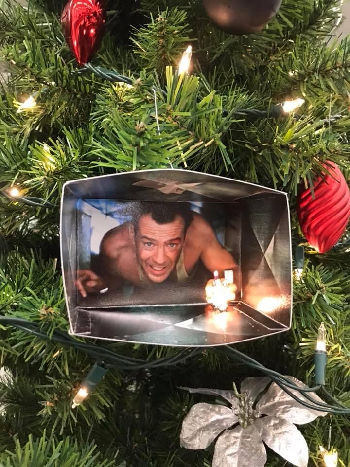 Make_It_Right's tweet photo. One of my crew members made this for our office tree. Leave me a photo of your favourite holiday decoration in the comments. https://t.co/gvhvhSkMZH