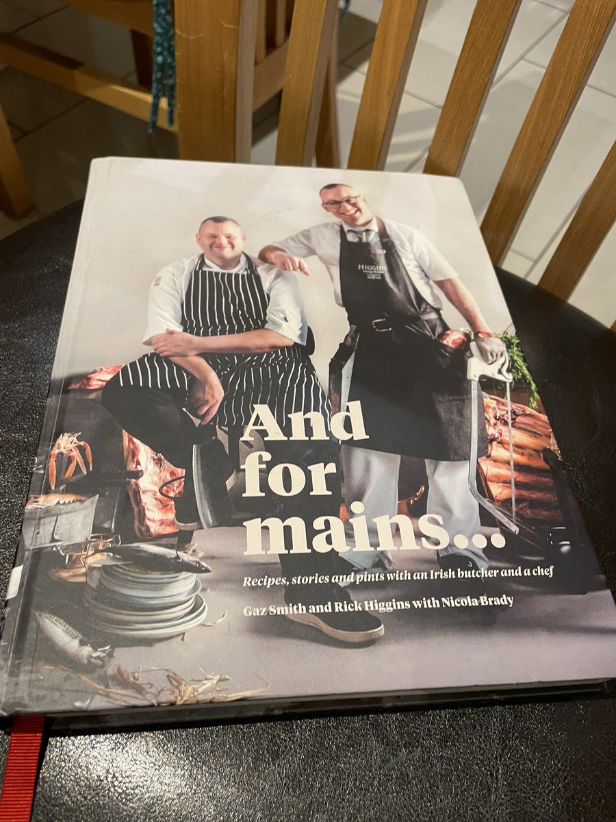 I’ve just had the most amazing home cooked “Gaz” dinner by <a href="/daraghsandford/">Daragh Sandford</a> I NEED this cookbook as a Christmas gift. Any chance you have them in stock @michaelscodub in Mount Merrion. Will travel to Sutton <a href="/higginsbutchers/">Higgins Butchers</a> if I need to!