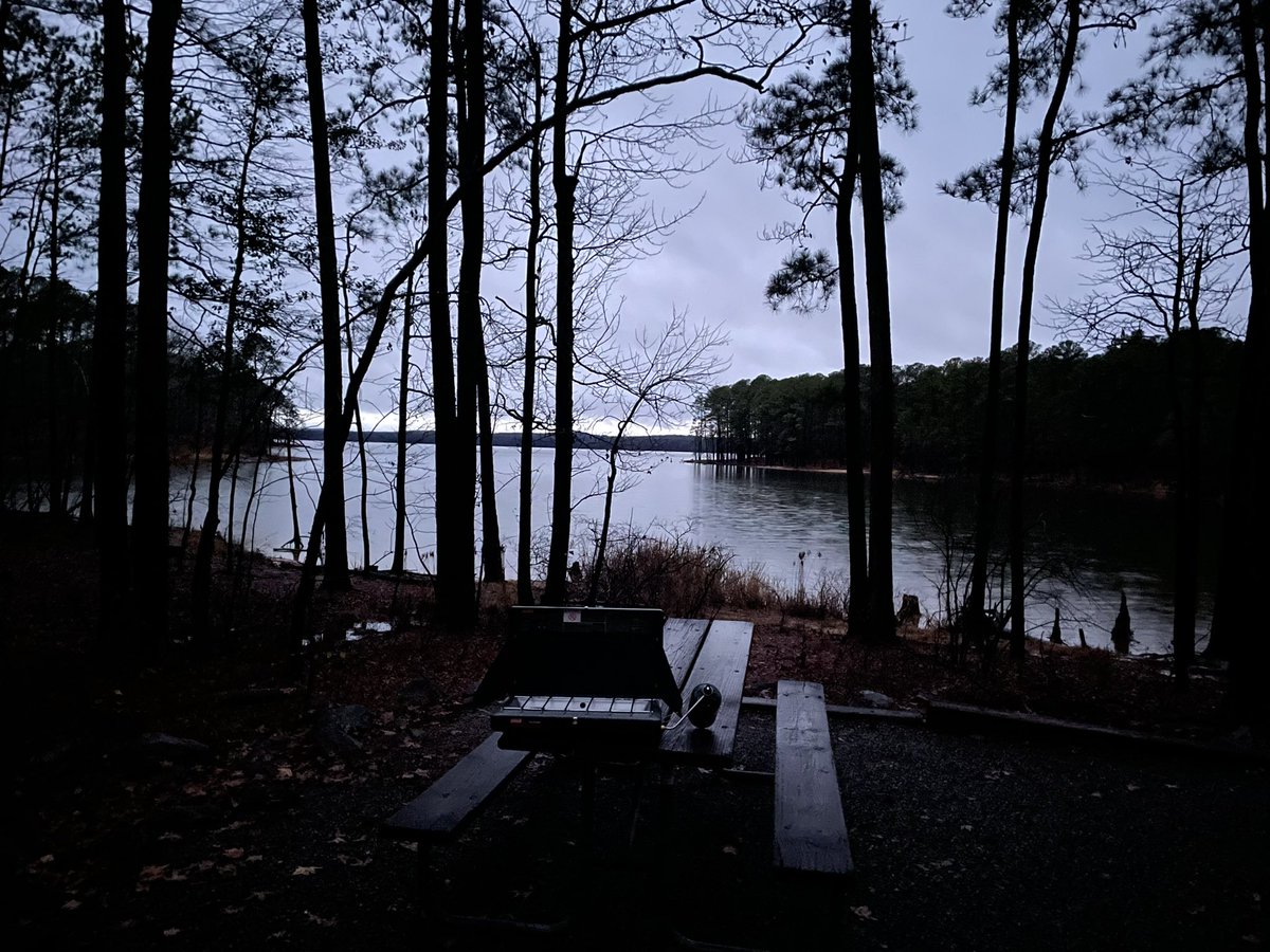 For some reason the campground is empty tonight.