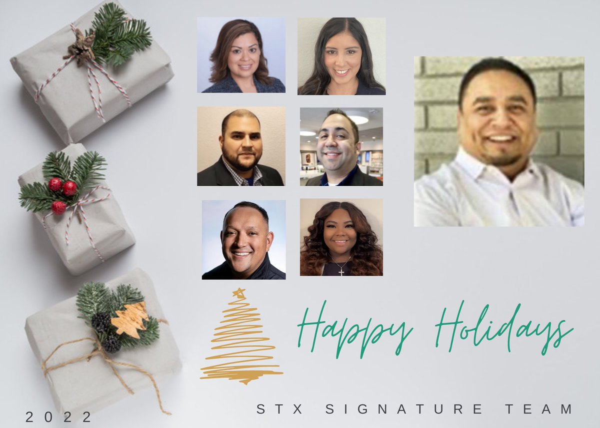 stxsigteam's tweet photo. Happy Holidays from the STX Signature Team! π
#WeAreSTX #LifeAtATT #GoWest #STXSpeaks #STXSigTeam #FirstNet #firstresponders #WinLocal #FirstNetFamilyandFriends https://t.co/lDBiaTqjyf