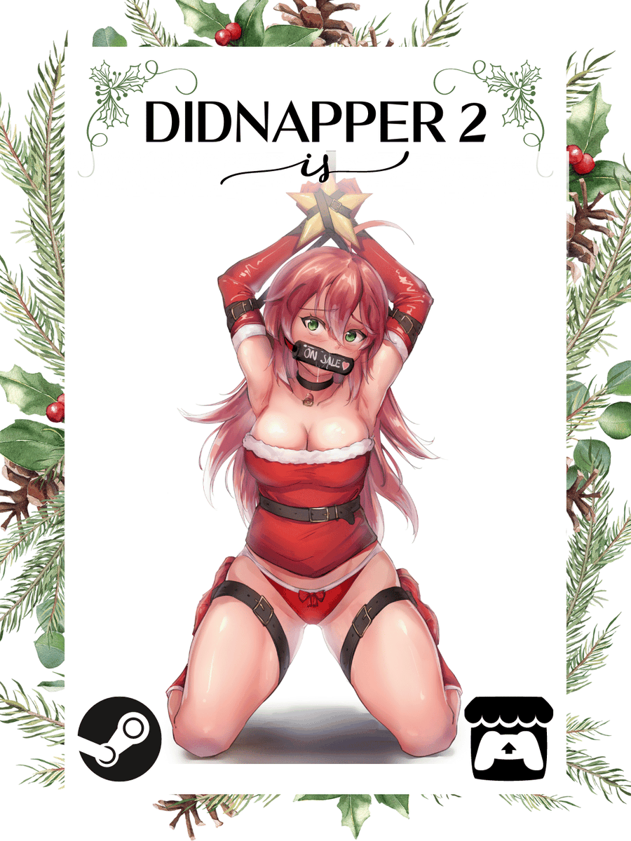 games_did's tweet photo. ❄️Winter Sale!💸
To celebrate the Holiday season, grab Didnapper 2 &amp; Bonds at reduced prices on both our stores - and a huge shoutout to @HatsukiHaeru for this absolutely wonderful drawing of Seles💕
https://t.co/mhqnFAH9pC
https://t.co/fLDKPx6DhP https://t.co/9ZkiB6hiLy