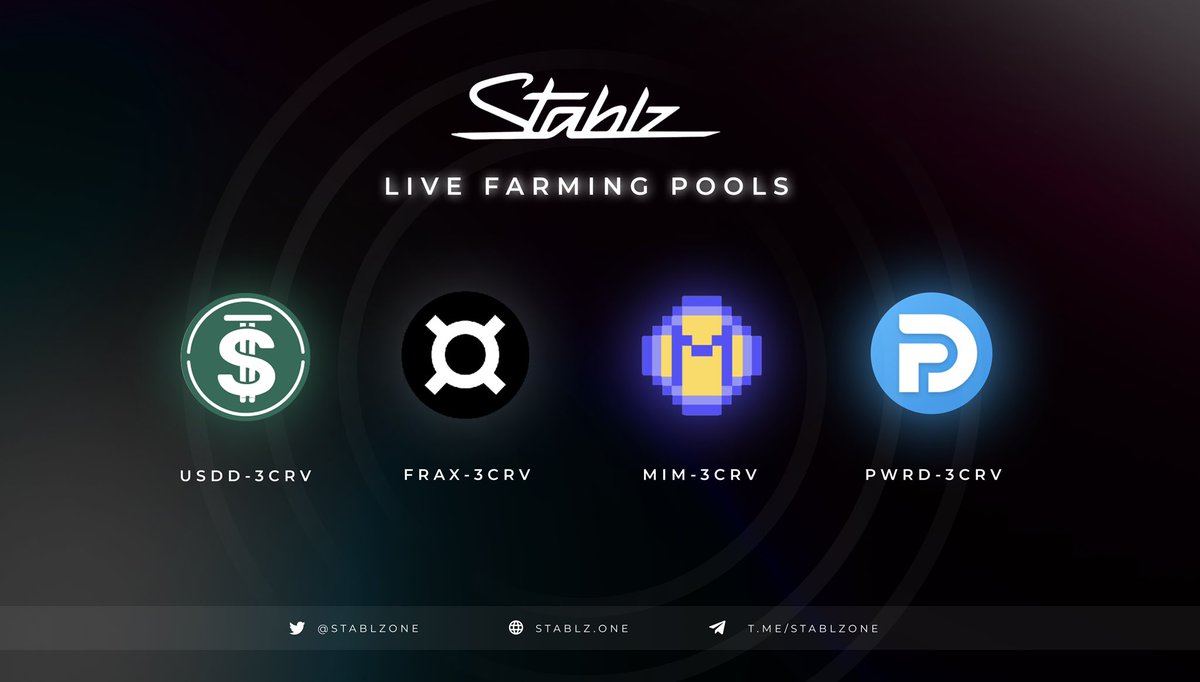 Stablzone's tweet photo. Welcome to #STABLZ

Your favorite Pools in one place. 
Rewards converted to #Stablecoins in real time.
Built to Evolve.

Platform Live NOW. Dive in and Earn Today. 

#AboveFarms
#StableRewards
#EcoSystemEvolution
#RealYield

https://t.co/1Rb1lhuF9i 

https://t.co/nB0q4Czrg4

$OS https://t.co/a7GGdsxZvl