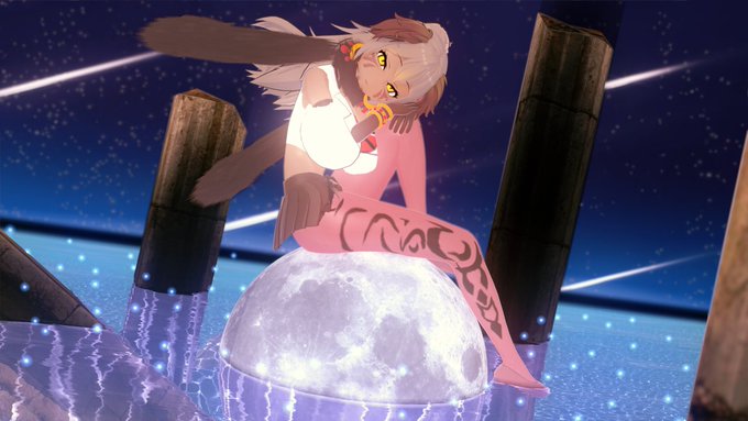 ジャイアントモア配布します。 久しぶりに作った走禽類フレンズで、鳥類の中では一番大きかったフレンズです。 性格は「セクシー」に設定し、服装は短い茶色の服装をしています。 ダウンロードは以下のツイートにあります。

#けものフレンズ 
#コイカツ 