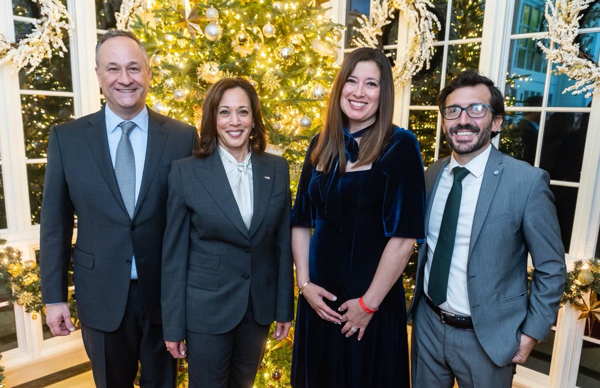 It was an honor to attend our <a href="/VP/">Vice President JD Vance</a> and @SecondGentleman’s holiday party last week. Happy holidays to all!