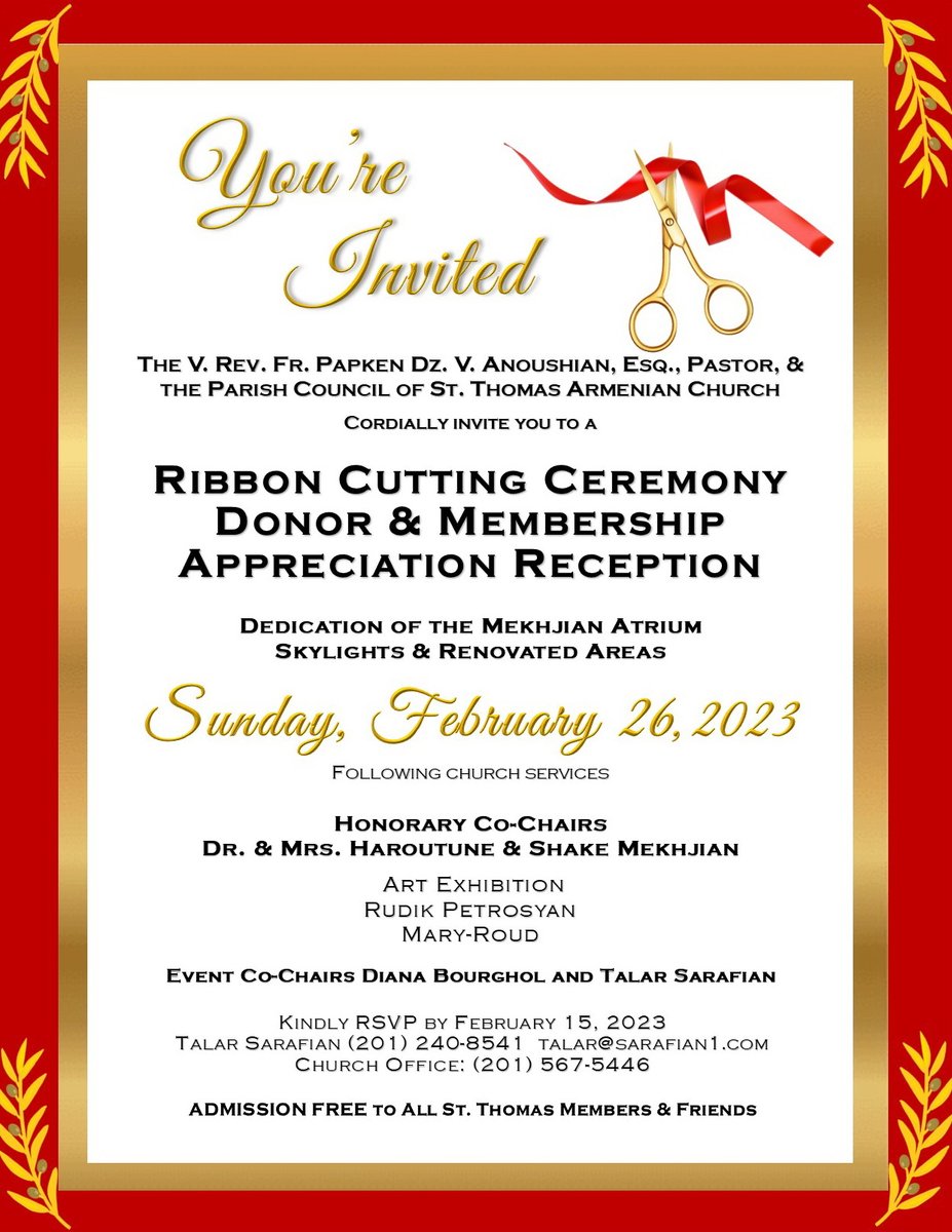 stthomasnj's tweet photo. #appreciation #reception #Mekhjian https://t.co/nsXEqcxKV3