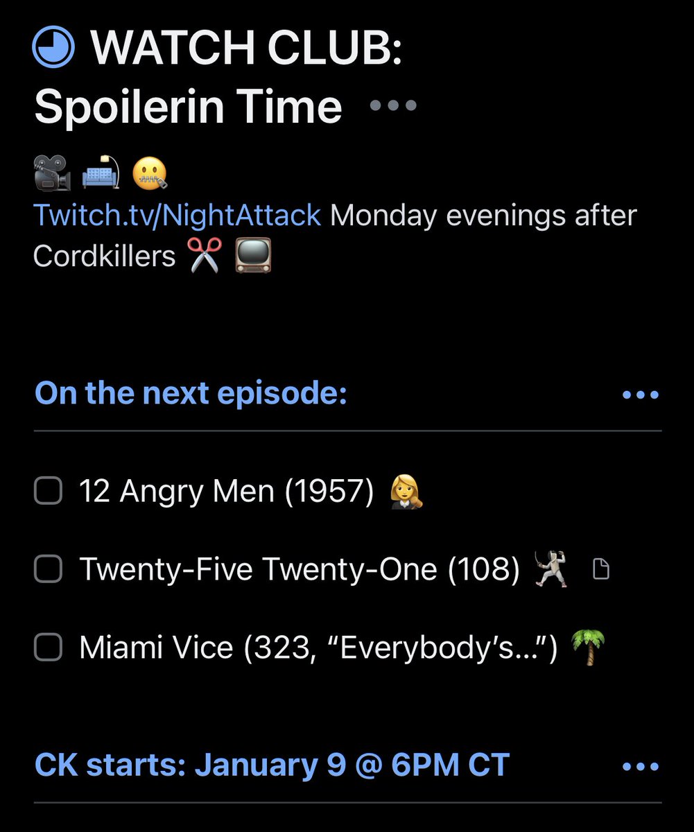 Cordkillers returns in 2023! Join us for news and our watch club, Spoilerin’ Time! ⬇️