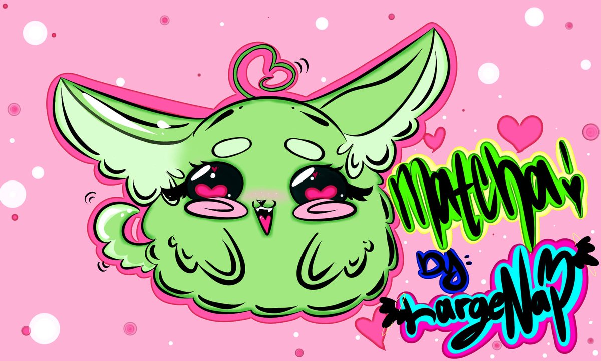 LargeNapTTV's tweet photo. ˚ . ✦  .  ˚ . ♡   . 
⌜Art doodle gift for @matchaartist! ✦⌟ 
💚🍵✨Smol floofy, matcha chinchilla bean!
You're a BIG sweetheart and I love your chin design!
˚  ♡ . ✦  .  ˚   . 

 #senchArt #Vtuber ✦ https://t.co/1dMVF0K3f1