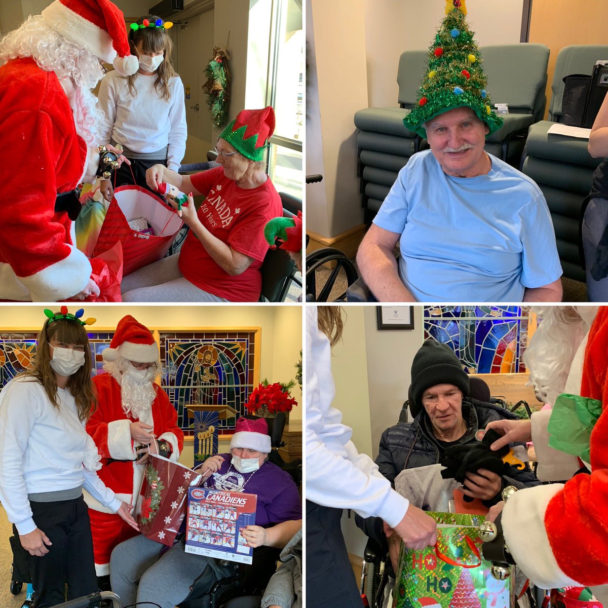 SantaToSeniors's tweet photo. Some photos from our delivery day! One of the most common and heartwarming responses we get from these seniors is, “For me?” They are genuinely surprised that someone thought to get them something for Christmas. So on their behalf, “thank you”…it means more than you know. 🎅🏼❤️ https://t.co/HHlQzSyILg