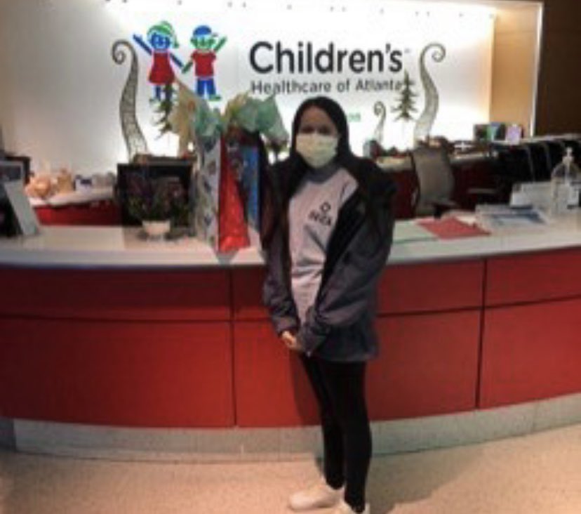 Our DECA Chapter donated toys to Children's Healthcare of Atlanta as part of their community service effort. Students from around the state shared in the joy of bringing happiness to the kiddos at CHOA that don't get to be home for the holidays. #GACA100