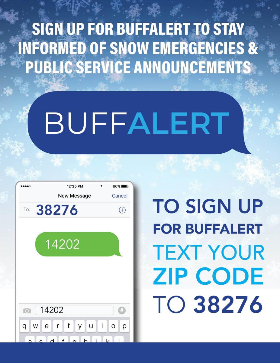 ⚠️ In preparation for this weekend’s storm, here are important resources to help you prepare and keep you and your family safe.  Please share to make sure as many people have this information as possible.   #BuffaloStrong