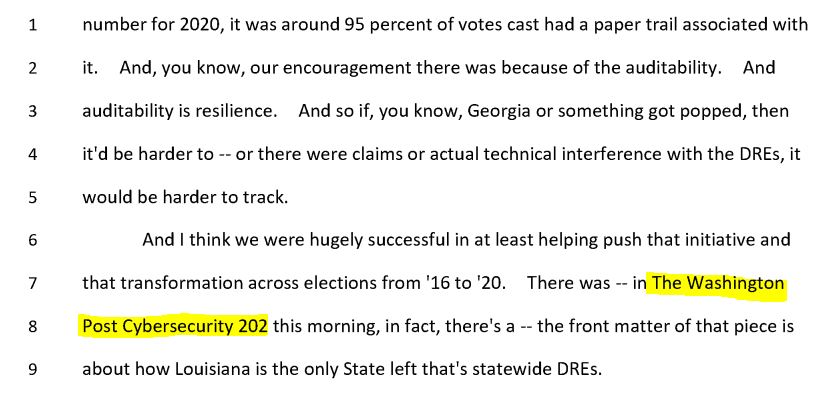 Look who is popping up in Jan. 6 committee depositions @joseph_marks_ & @aaronjschaffer! Here's the edition Krebs referenced (p. 20) from 2021: washingtonpost.com/politics/2021/…