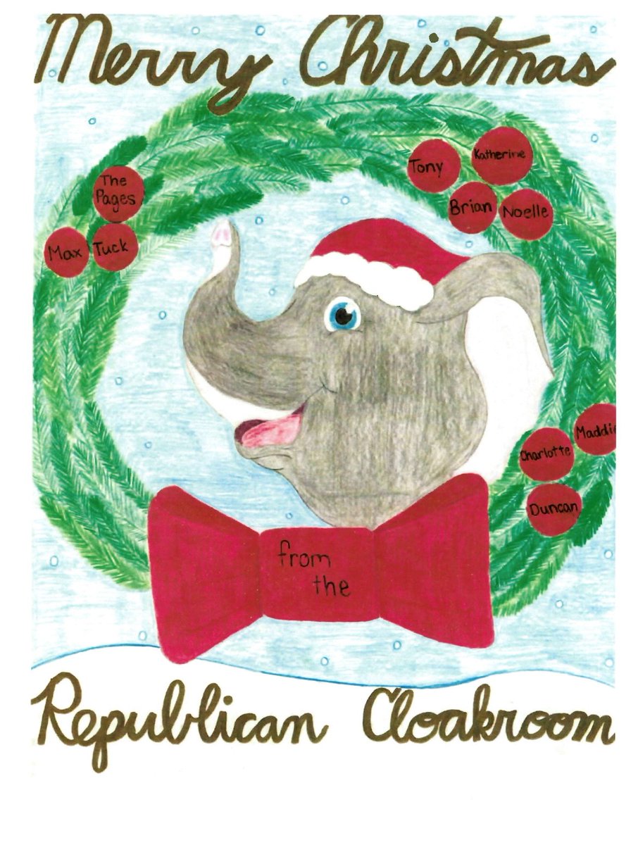 Senate Cloakroom on Twitter "Merry Christmas and Happy Holidays from