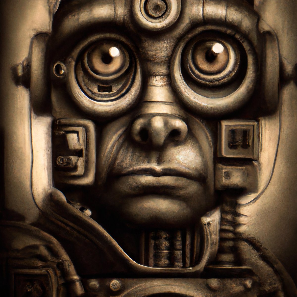 Check out this item on OpenSea opensea.io/assets/matic/0… via <a href="/opensea/">OpenSea</a> 

#robot #robots #retro #vintage #sepia #portrait #dalle #dalle2 #art #digitalart #digitalartwork #nft #nfts #nftart #nftartist #NFTCommunity #opensea #OpenSeaNFT