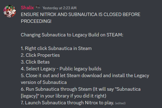 Nitrox Mod On Twitter For Those Of You Wondering When The Update Will