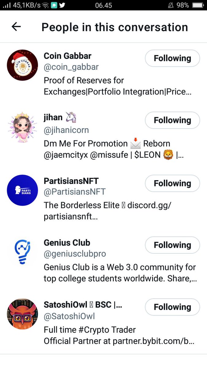 OxBananaWin's tweet photo. @jihanicorn @SatoshiOwl @PartisiansNFT @geniusclubpro @coin_gabbar Done https://t.co/cYrFvwUy6X