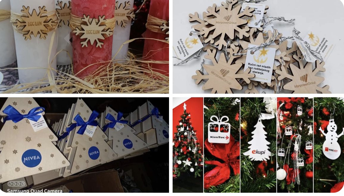 TVojtehovski's tweet photo. ❤️Mladi ljudi bez roditeljskog staranja kad izgube pravo na dom i hranitelje žive u Kući mogućnosti koje su pokrenuli @centar_zvezda. 
💪Bez pomoći države, uz donacije i dobre ljude, sami se izdržavaju. 
🌟Kupite njihove čestitke, sveće i ukrase, može i brendirano, sami ih prave! https://t.co/x7Wn9gKg58
