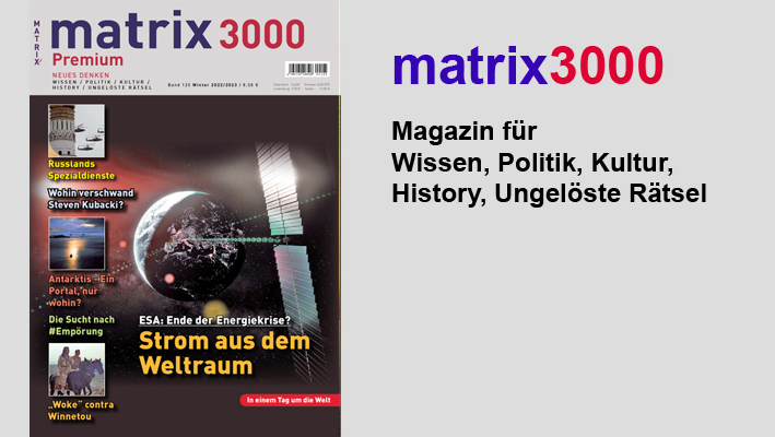 Matrix3000Red's tweet image. #Matrix3000b125 öffnet Portale zu Weihnachten! Jetzt im Handel. Themen voll Hochspannung: Versteckt in der Zeit. Baut China Dimensionsportal? Russlands Spezialdienste. ESA: Strom aus dem Weltraum. Antarktis-Parallelwelten. Real Mystery am Lake Superior.
matrix3000.de