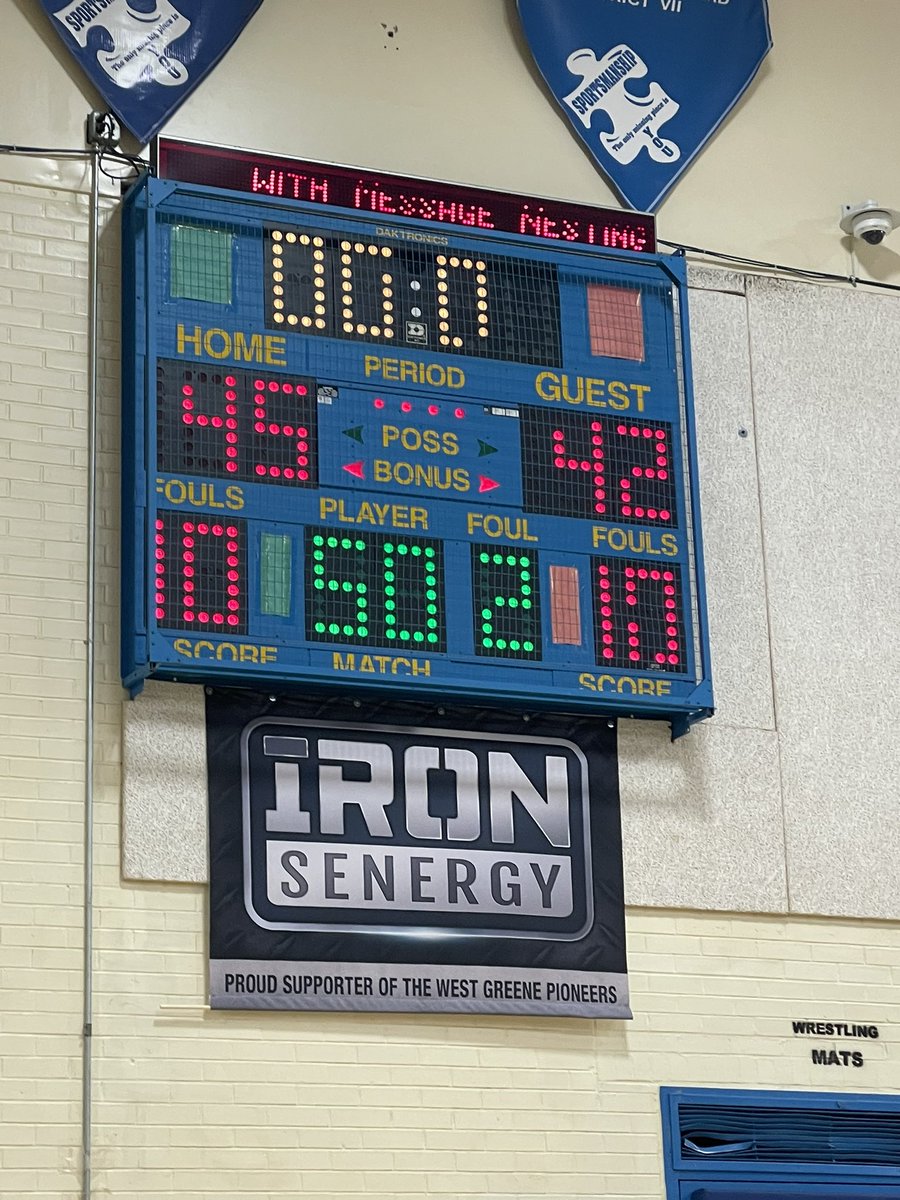 WGAthleticsPA's tweet photo. Your lady pioneers pick up a huge section win vs Monessen! Way to go!!! https://t.co/fFTyVqhCGs