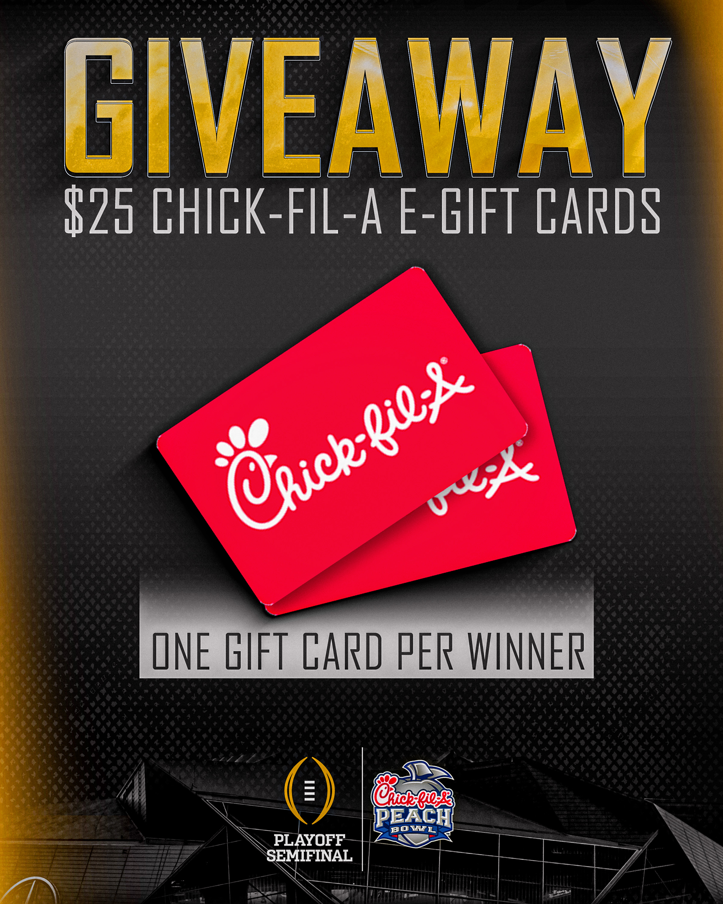 Chick-fil-A Peach Bowl on X: 🚨 EAT MOR 🆓 CHIKIN 🚨 We're giving
