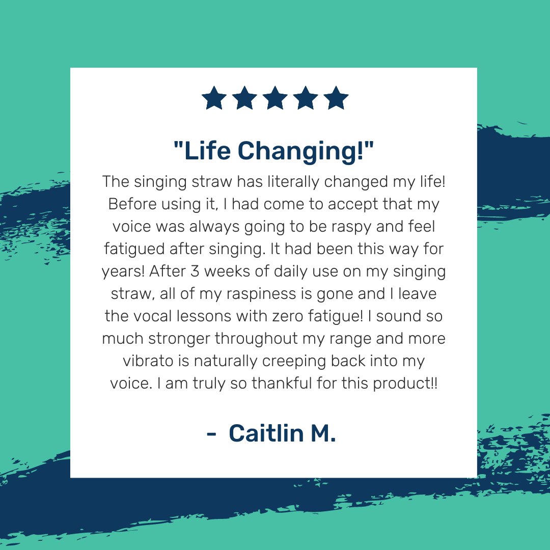 singingstraw's tweet image. Our mission has always been to help change the lives of singers and speakers everywhere. If you're ready to transform your voice, it's time to give the Singing / Straw a try. 🥳

#singingstraw #sspro #singinggoals #loveyourvoice #sovt