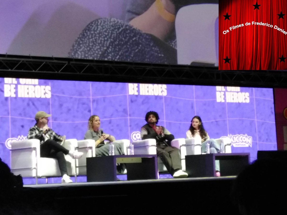 Fred__daniel's tweet photo. Painel de His Dark Materials:
Amir Wilson e Dafne Keen deram na Comic Con PT um painel sobre His Dark Materials, a série onde são protagonistas.
A terceira temporada esteve em destaque, pois estreou recentemente.
#HisDarkMaterials #AmirWilson #DafneKeen #ComicConPT https://t.co/axgL5pz0DT