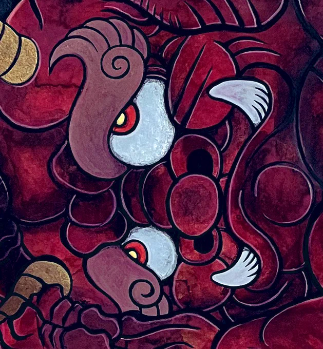 絵を描いてる 