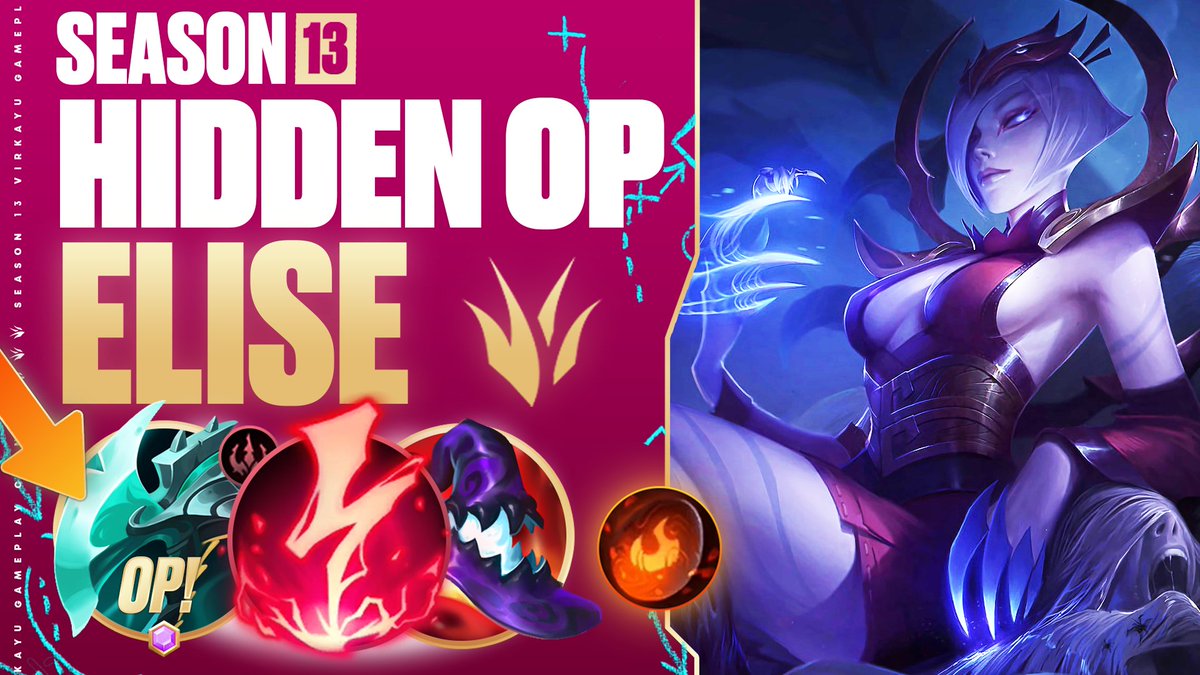 VirkayuContent's tweet photo. Nightharvester is having a good time on Sylas... but what about OTHER AP Junglers? Good news, burst enjoyers!
🕷 https://t.co/uoew0F5P0g
#elisejungle #leagueoflegends #leagueguide #virkayu https://t.co/qsIM1c6vt7