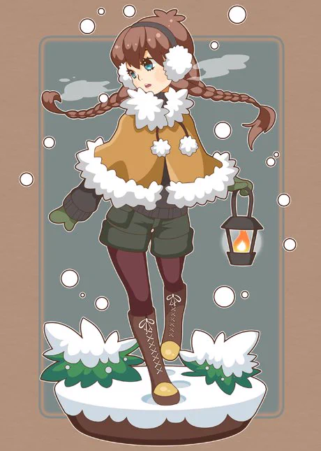 かなり前のイラストなので絵柄がちょっとちがいますね 今書き直したらどうなるかしら…たぶん脚はふとくふとくなります#SweetItem #イラスト 