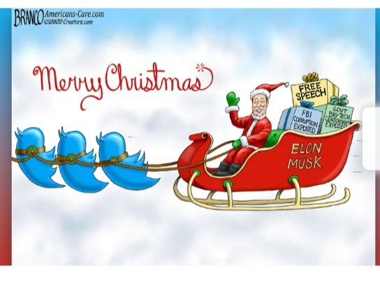 Merry Christmas to @elonmusk and everyone out in @Twitter land. Stay safe, stay warm, stay happy.