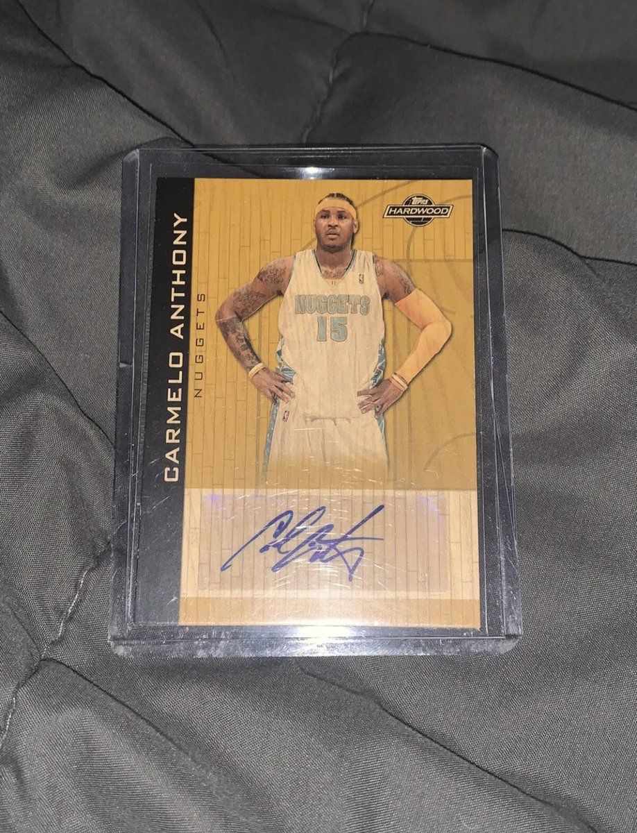 PCPulls's tweet image. Carmelo Anthony 08-09 Auto #/19 $155 OBO @sports_sell