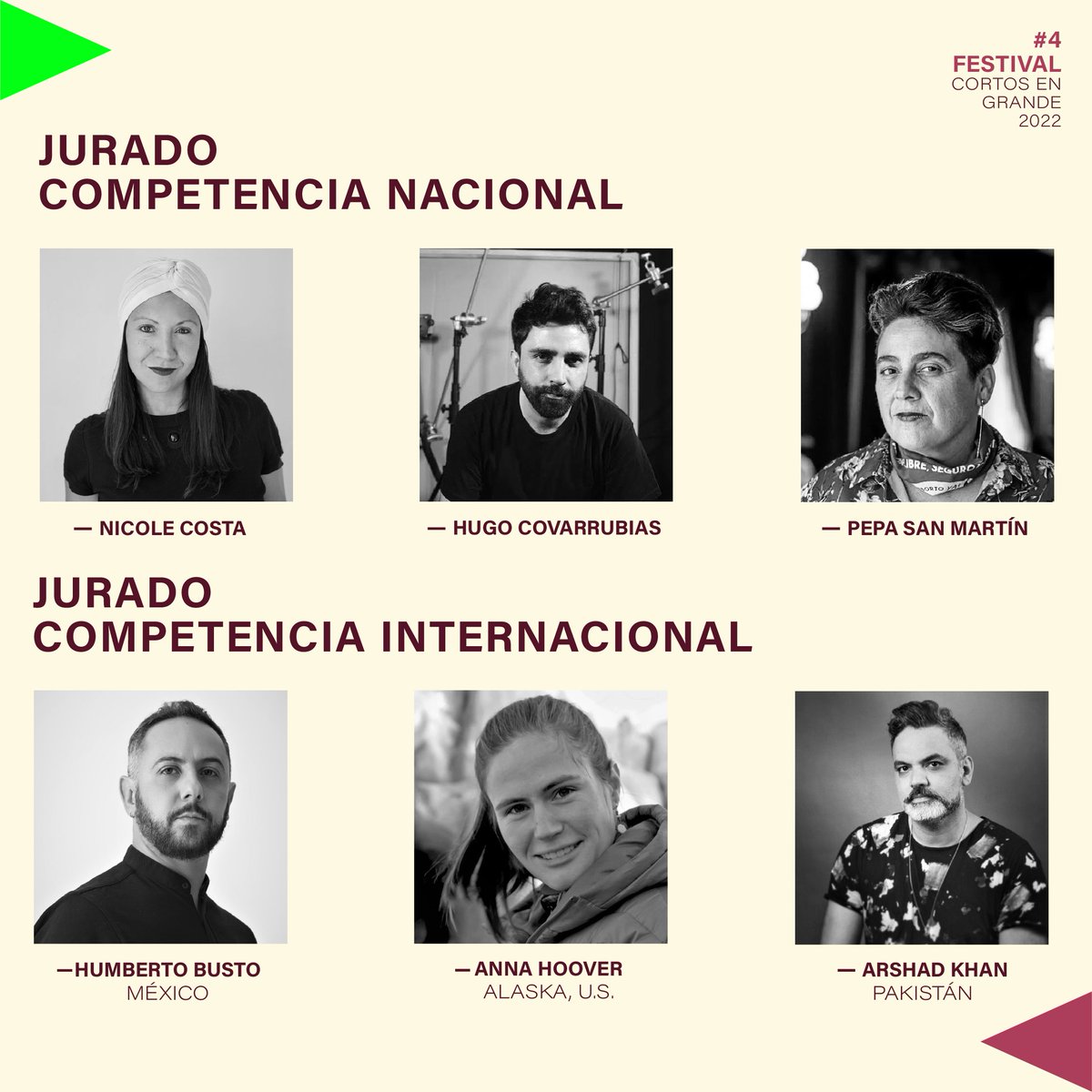 #JuradoCEG2022 | Luego de una emocionante jornada donde se premiaron cortometrajes, queremos hacerle un reconocimiento a los Jurados que este año resolvieron nuestras Competencia Nacional e Internacional. Muchas gracias ✨