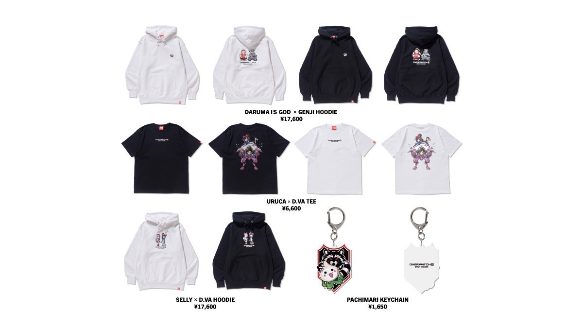 DARUMA IS GOD × GENJI HOODIEカラーホワイト