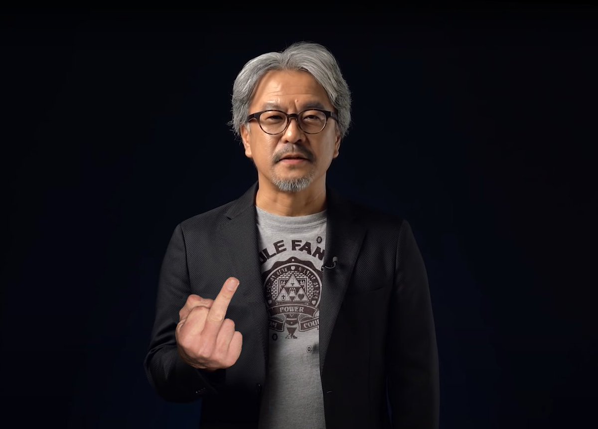 SecretVGSecret's tweet photo. Uhm yeah we would like to announce that we cancelled tears of the kingdom we ask that you go fuck yourselves https://t.co/sem2SNFiHH