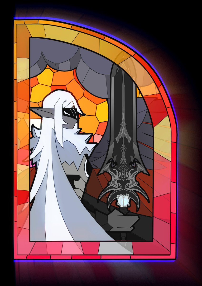 sufferay's tweet photo. #dnd #dnd5e #dndart #dndoc #DnDcharacter #Drow
这是一张玻璃彩绘的组合(右半部分)
实际上只是配色方案和服装让他看起来像个坏人罢了。
菲尼克斯最终成为了伊莉丝翠的神殿骑士,是个好人。
#drowcember #drowcember2022
Day 16 :Villains https://t.co/4BXCRPBoaV