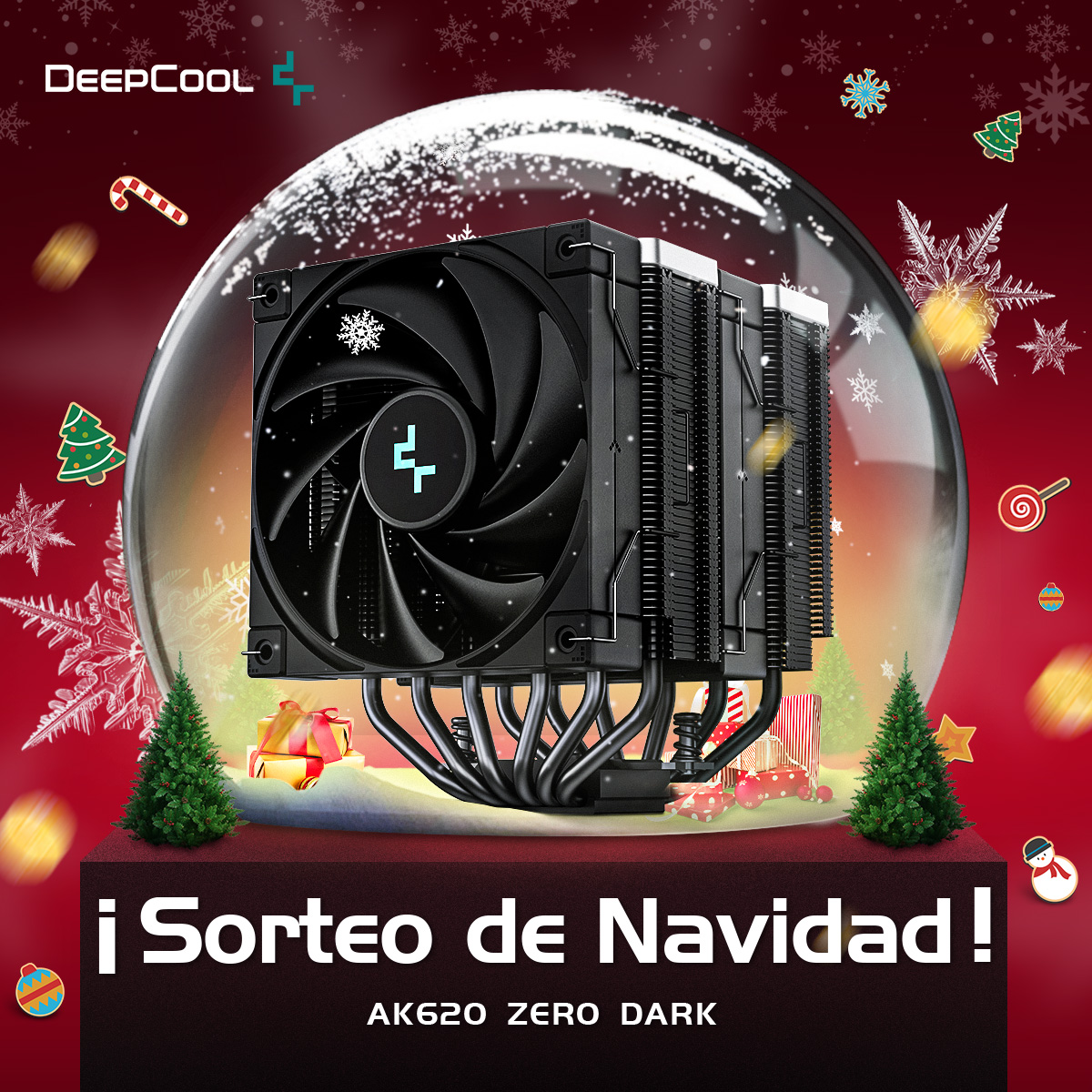 Deepcool_Espana's tweet photo. 🎄𝓢𝓞𝓡𝓣𝓔𝓞 𝓭𝓮 𝓝𝓪𝓿𝓲𝓭𝓪𝓭 🎄

Participar:
✅Seguir @Deepcool_Espana
 🔃Haz RT
⌨️Comentar con #DeepCoolAK620ZERODARK y Mencionar a 2 amigos 

Ganador👉 lo anunciaremos el 27 de diciembre
Solo para 🇪🇸

🎅¡Suerte a todos y  #FelizNavidad !🎅

#SORTEO #Giveaway #PC #CPU https://t.co/vkmC6o7SxR