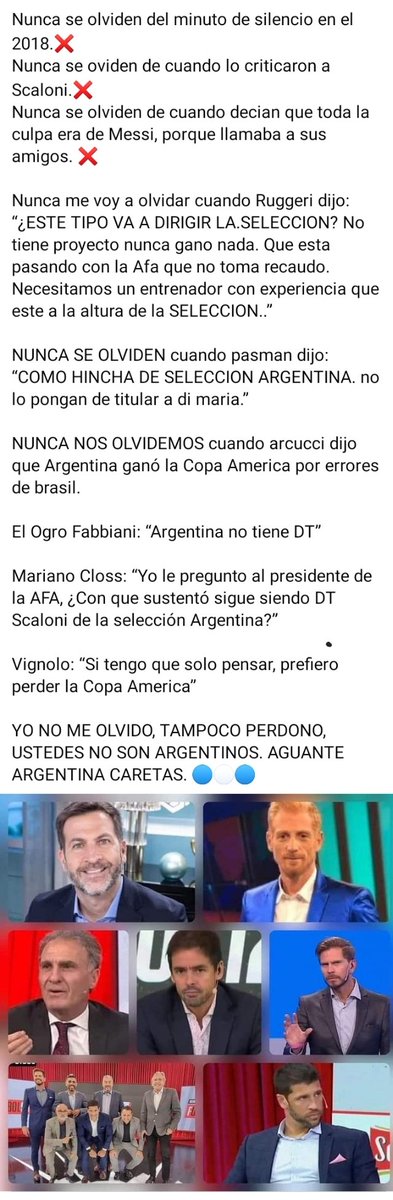 FlaviaBavicchi's tweet photo. Son lo #peor del "Periodismo" 
Si es que  se puede llamar #periodismo a lo que #hacen este conjunto de envidiosos y mediocres. https://t.co/S1L2oVySBl