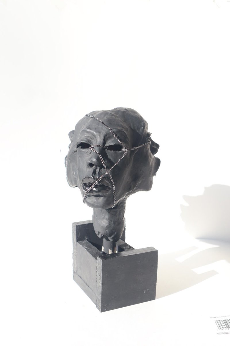 ChangingBlack's tweet photo. My Newest Sculpture ‘Weight On Me’ By Xslumpd!!!

“This piece represents one person
who has many different faces they give to themselves rather than what they give to the world without the
knowledge that what they feel on the inside reflect how they are viewed on the outside.�� https://t.co/6a8cUPngHM