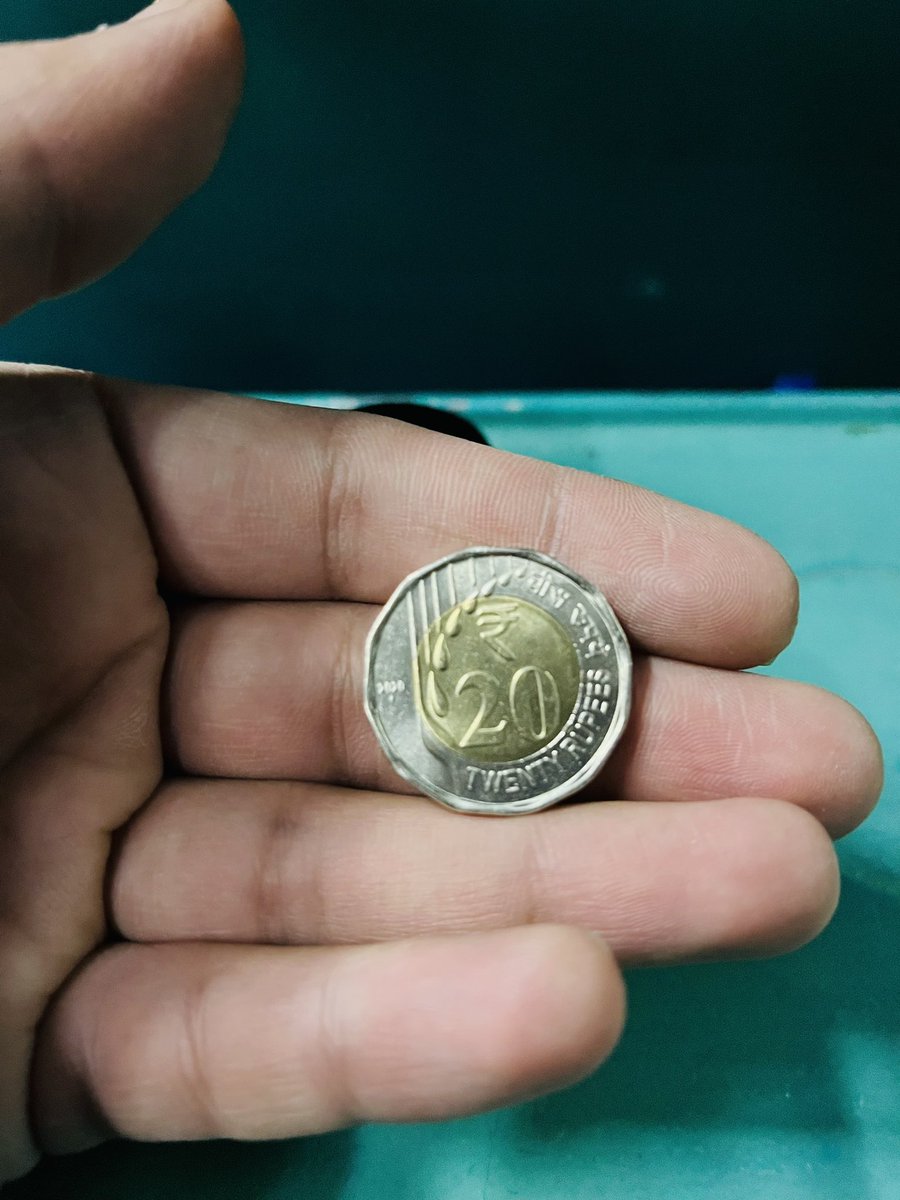 focused_chill's tweet photo. Got this coin for the first time. Hope this does not have a bad reputation like 10 rupee coins 🥲 https://t.co/HUGxNLPRPK