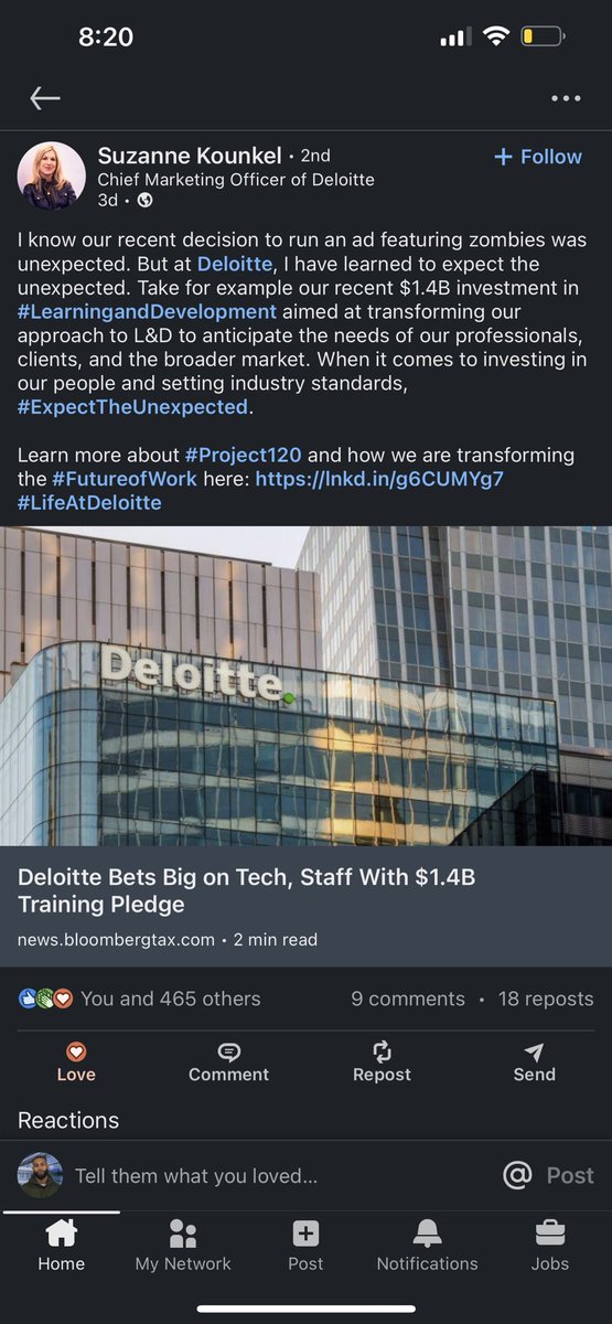 rubenharris's tweet photo. Deloitte has committed $1.4 billion to boost the technology and leadership skills of its thousands of employees - Again, the next big thing in 2023 will be employers prioritizing talent mobility/retention

1) https://t.co/GkdoCrSrRN

2) https://t.co/2zvEG4IXtZ

cc @nbt https://t.co/gH232D44yv