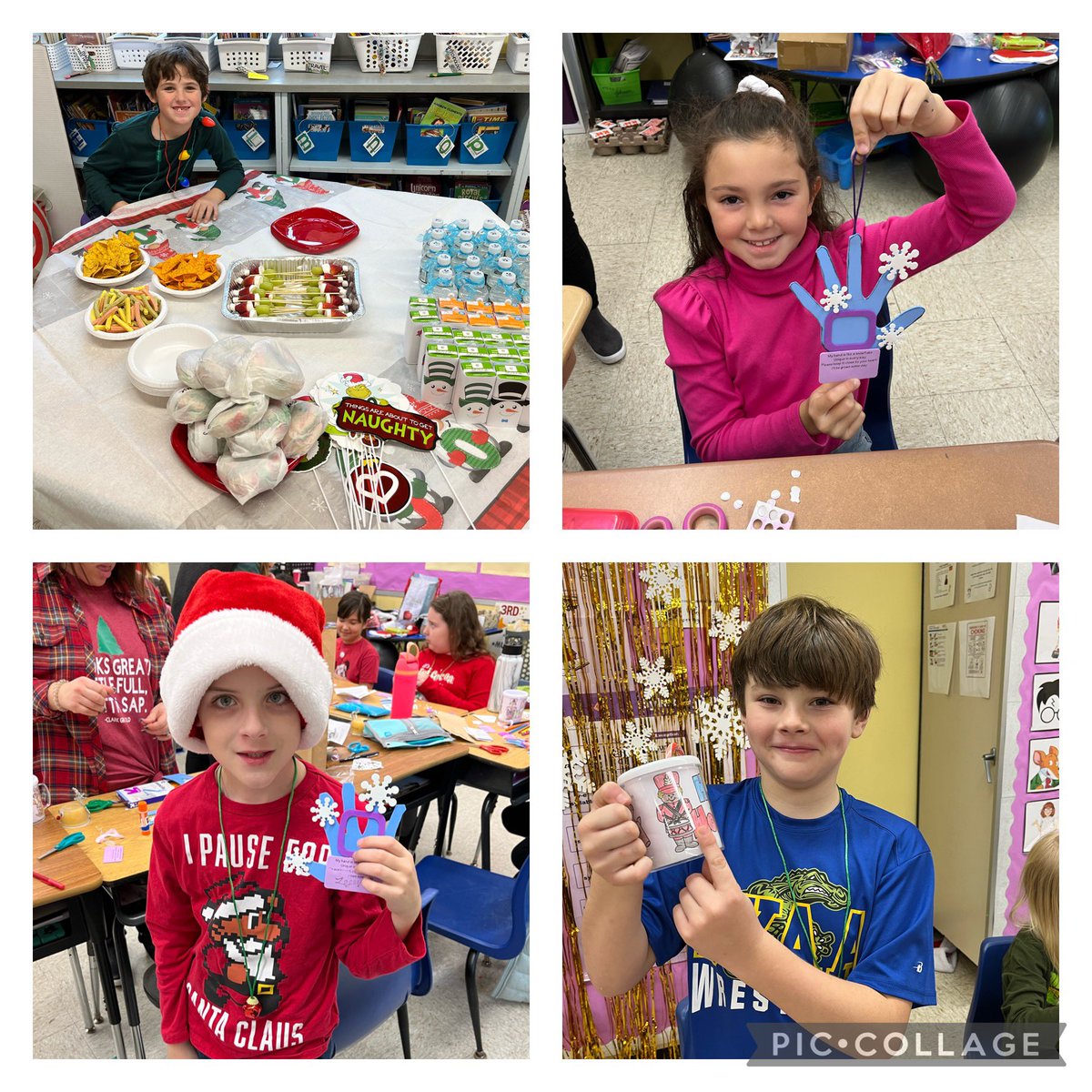 MrsCMema's tweet photo. Simply having a wonderful Christmas time! Thank you to our fabulous class volunteers today for throwing us such a fun holiday fest! 🎄🎅🏼❄️🧣 @NewMonmouthElem #MTPSpride https://t.co/8nTR7joqyx