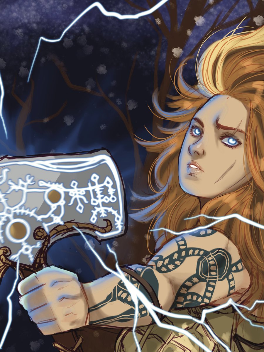 BaalArts's tweet photo. Just a small offering to those who enjoy yule and God of War ragnarok!
#thrud #gow #ragnarok #GodofWarRagnarok #godofwarfanart #fanart #art #mjolnir #godofthunder #thor https://t.co/mCxrJBSW4X