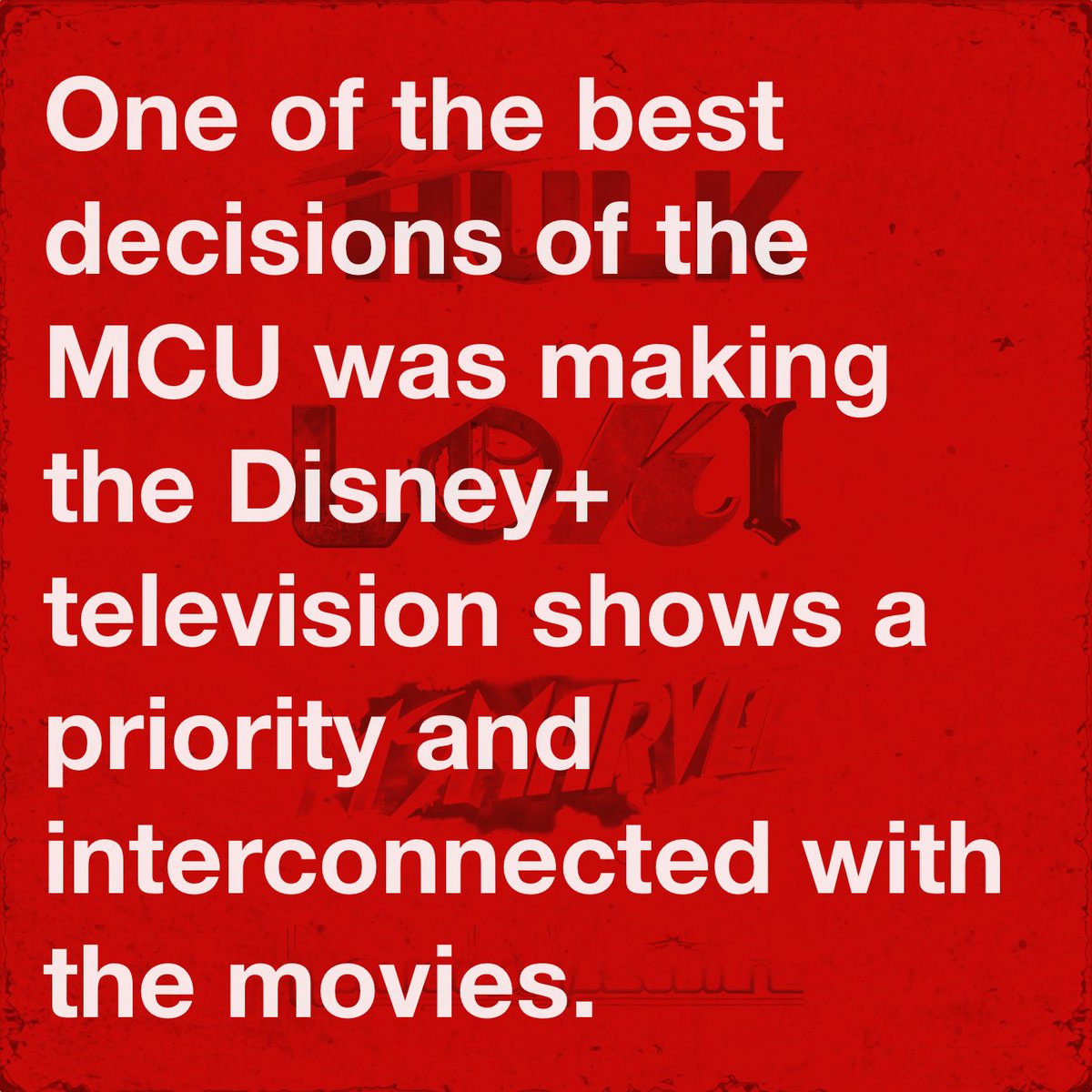 SuperSideshow's tweet image. #BestDecisions #MCU #Marvel #DisneyPlus