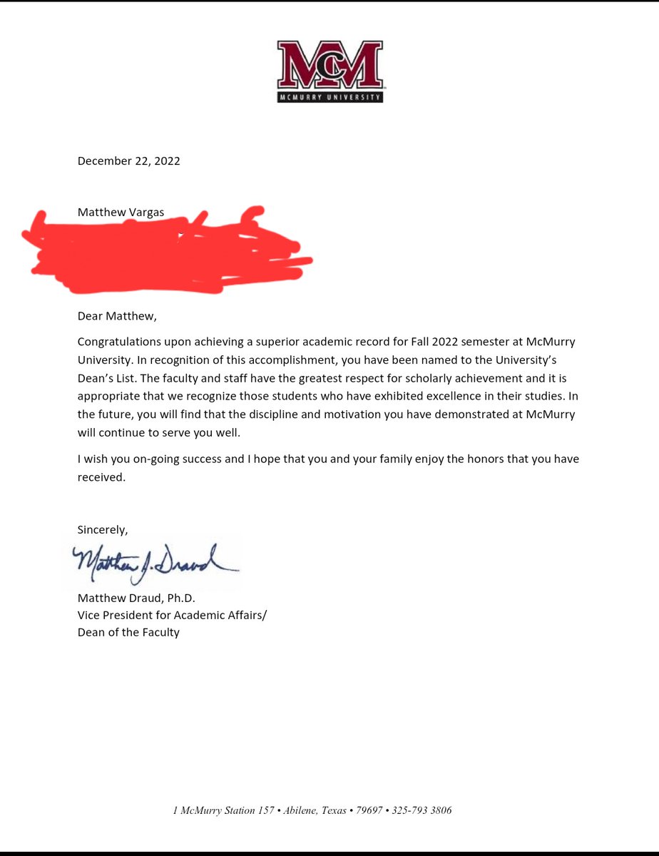 NeomiVargas5's tweet photo. Sending a huge shout-out to our baby boy Matthew Vargas. We are so proud of you. The paths we walk today prepare us for a better tomorrow. Keep grinding hard Matthew! We love you. ~Mom and Dad #deanslist #mcmuniversity #fromthegroundup #GodWillMakeAWay https://t.co/Zs0UmoDi4p
