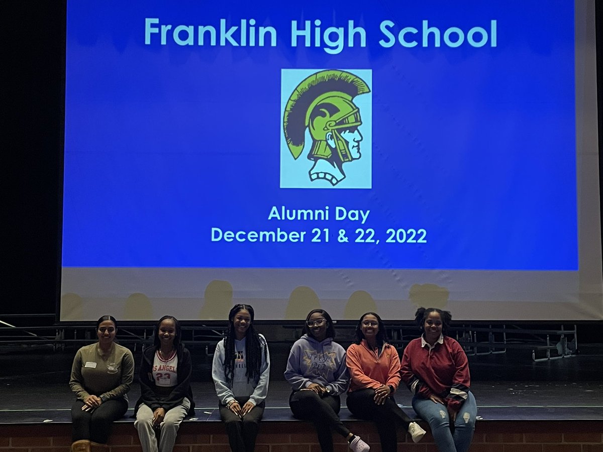 NInzano_FTPS's tweet photo. 2nd Day of Franklin HS Alumni Day. Thanks to all the alumni that came out the last 2 days to speak about their college experiences https://t.co/BSbpEKc3Kw