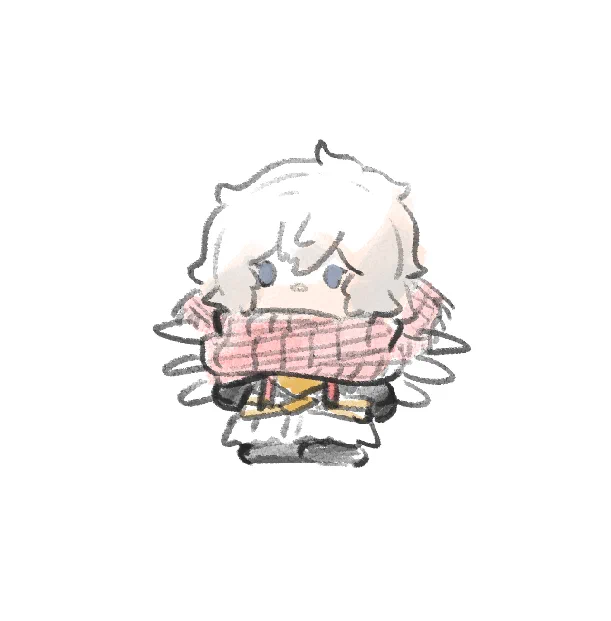 かわいく描けたから切り抜いた 