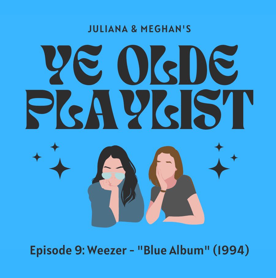 YeOldePlaylist's tweet photo. Ye Olde Playlist goes blue this week as we discuss Weezer’s Blue Album! Lots of mid-90s memories and muppet talk. #weezer #muppets https://t.co/WteXQ7Lrmz